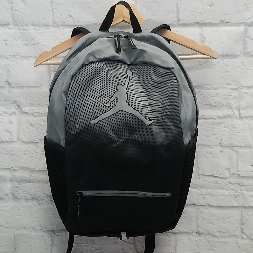 EUC Jordan Jumpman Youth Backpack Gray/Black A1D